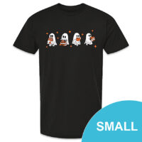 Halloween Ghost Unisex Tee (Small)