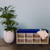 Double-Bin Book Bench