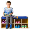 Double-Bin Book Bench