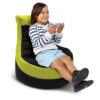 Gamer Bean Bag (Lime/Black)