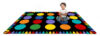 Colorful Crayon Circles Neon Carpet (5' 4'' x 7' 8'')