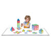Translucent Magnetic Polydron® KinderMag Class Set (96 pcs.)