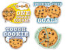 Jumbo Chocolate Chip–Scented Stickers (12 ct.)