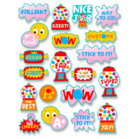 Bubblegum-Scented Stickers (80 ct.)