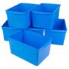 Double-Wide Blue Book Bins Set (6 ct.)