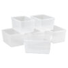 Double-Wide Translucent Book Bins Set (6 ct.)
