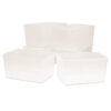 Double-Wide Translucent Book Bins Set (6 ct.)