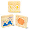 Wooden Mindful Maze Blocks (3 ct.)