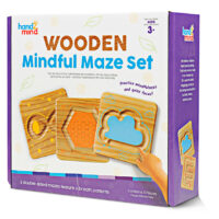 Wooden Mindful Maze Blocks (3 ct.)