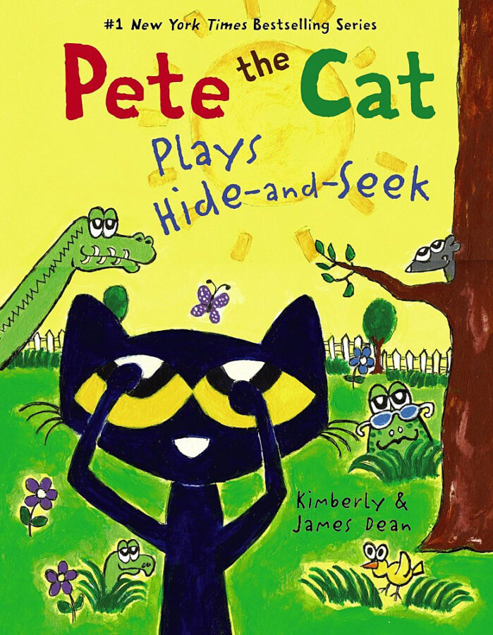 Pete the Cat Plays Hide-and-Seek by Kimberly and James Dean (Hardcover)