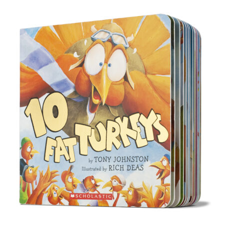 10 Fat Turkeys by Tony Johnston (Board Book) | Scholastic Book Clubs