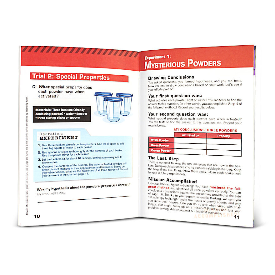 Top secret science sale kit scholastic