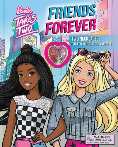 Barbie It Takes Two Friends Forever Plus Necklaces Book Plus Scholastic Book Clubs