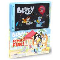 Bluey: Family Fun! with Write-On Rainbow LCD Screen