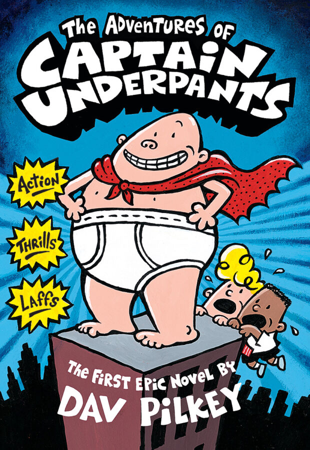 Captain Underpants 10 Books Collection Boxset By Dav Pilkey NEW Paperback