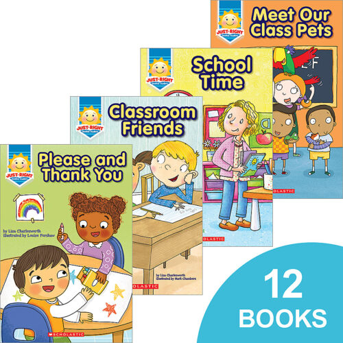 Just-Right Readers School Stories Pack (Levels A–D) by Liza 