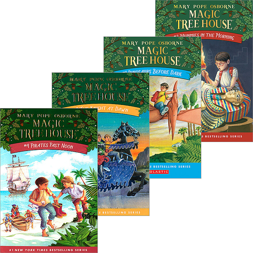 Magic Tree House® #1–#4 Pack by Mary Pope Osborne (Book Pack 