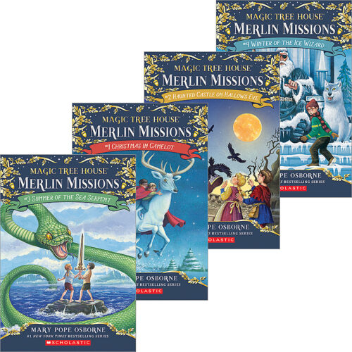 Magic Tree House Merlin Missions Quest To Save Camelot 4 Pack - merlin b roblox