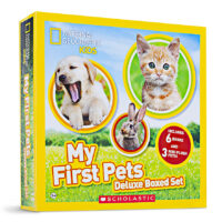 National Geographic Kids™ My First Pets Deluxe Box Set (Early Readers) with 6 Books and 3 Mini-Plushes