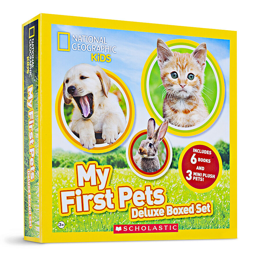 National Geographic Kids My First Pets Deluxe Box Set with 6