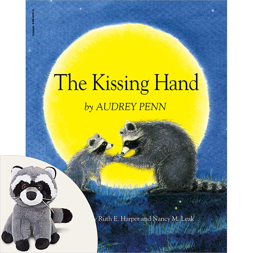 The Kissing Hand Plus Raccoon Plush By Audrey Penn Book Plus Scholastic Book Clubs