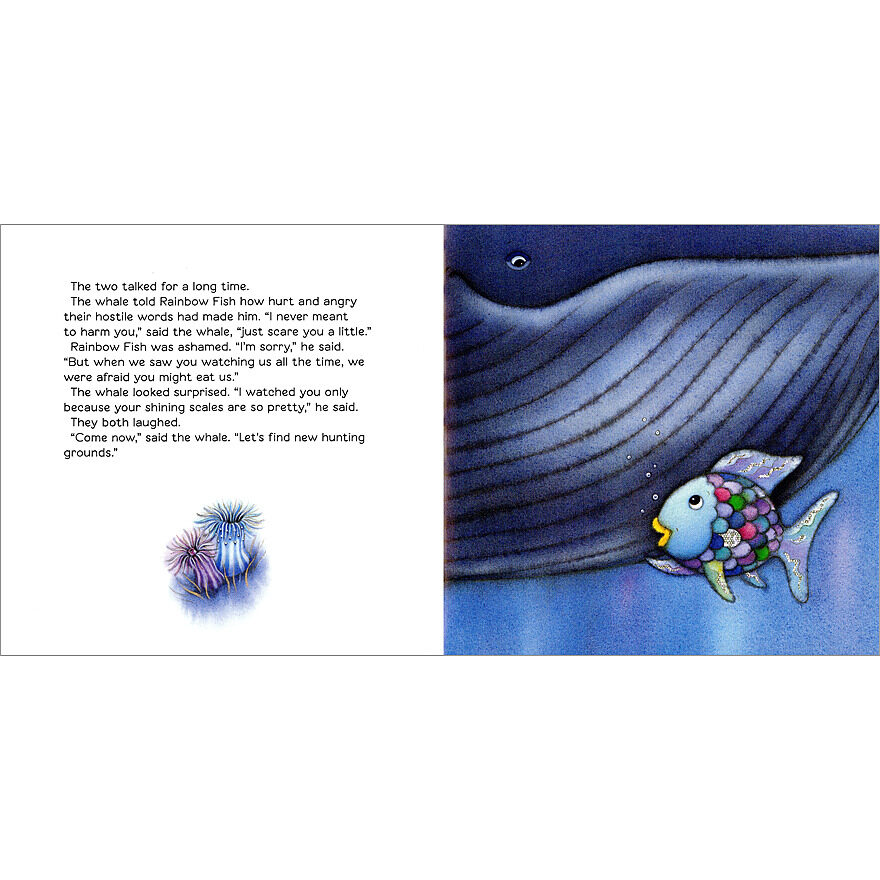 Rainbow Fish And The Big Blue Whale By Marcus Pfister Paperback Scholastic Book Clubs
