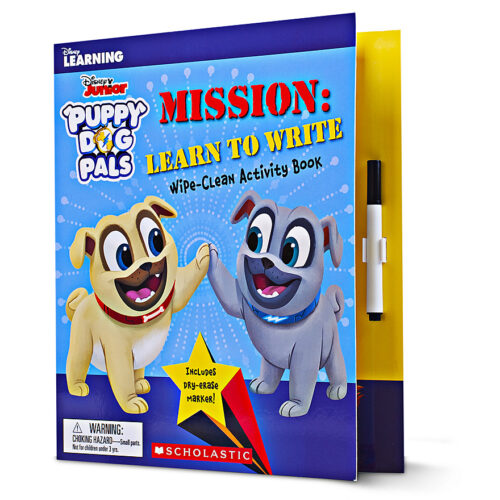 Disney Learning Puppy Dog Pals Mission Learn To Write Activity Book Scholastic Book Clubs