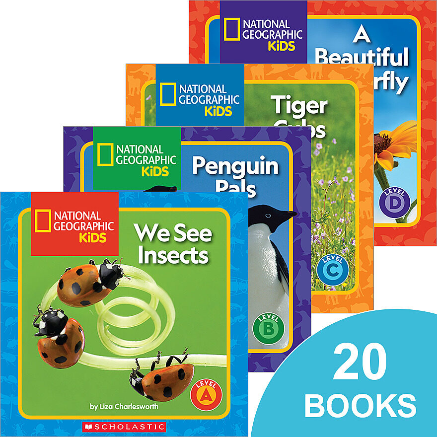 National Geographic Kids Readers Level 1 Set 1 - 10-Book Set