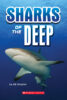 Sharks of the Deep Book Plus Diving Shark Figurine