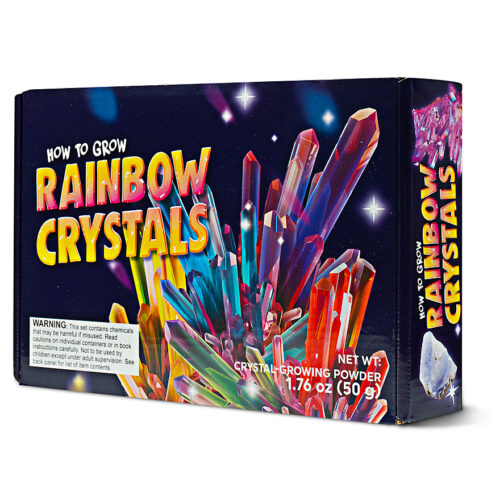 🌈 How to Grow Rainbow Crystals EASILY at Home - Kids Science Activity