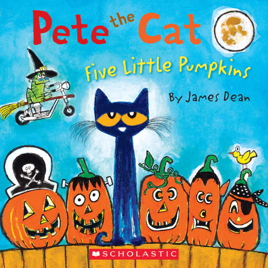 Pete the Cat: Five Little Pumpkins by James Dean (Paperback)