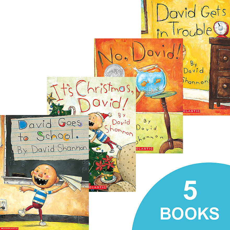 David 5-Pack by David Shannon (Book Pack)