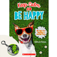 Keep Calm and Be Happy Plus Fidget Popper Key Chain