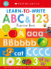 Scholastic Early Learners: Learn-to-Write ABC & 123 Practice Book