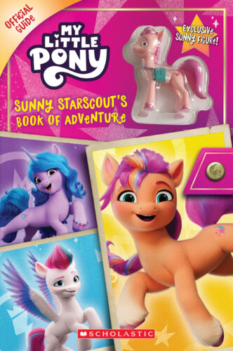 My little pony store book with figures