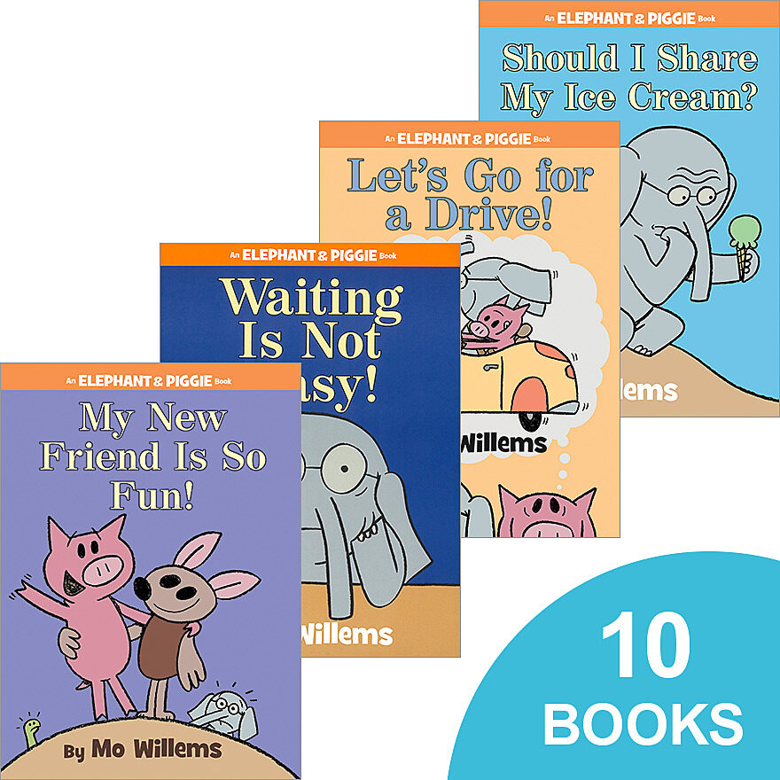 Elephant & Piggie 10-Pack by Mo Willems (Book Pack) | Scholastic