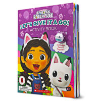 Gabby’s Dollhouse: Let’s Give It a Go! Activity Book with Pencil Topper