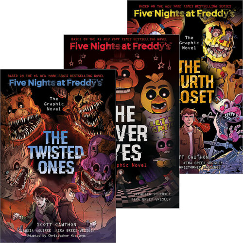 Scott Cawthon Five Nights at Freddy's Collection 3 Books Set Silver Eyes,  Silver