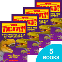 Who Would Win?® Tyrannosaurus Rex vs. Velociraptor 5-Book Pack