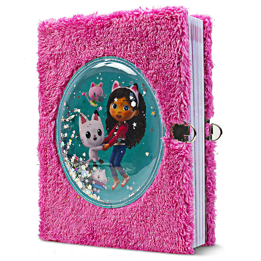 Gabby's Dollhouse - My Fluffy Diary w/ Pen & Stickers