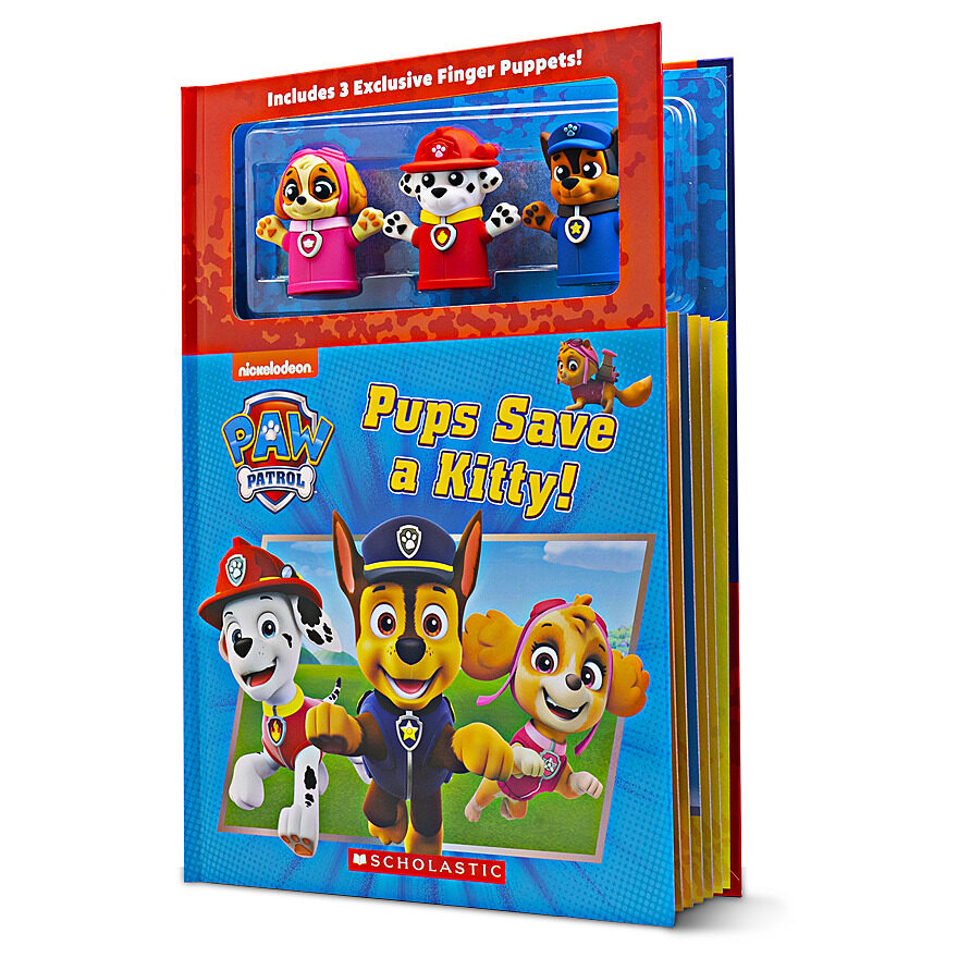 PAW Patrol Pups Save a Kitty with Finger Puppets Novelty