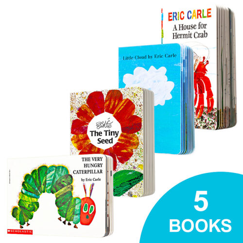 Eric Carle Books, English or Spanish - Set of 6