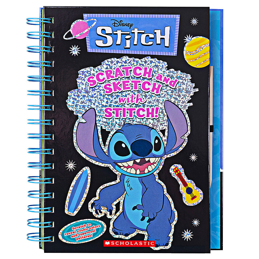 Disney Stitch Sleepy Stitch Furry Notebook