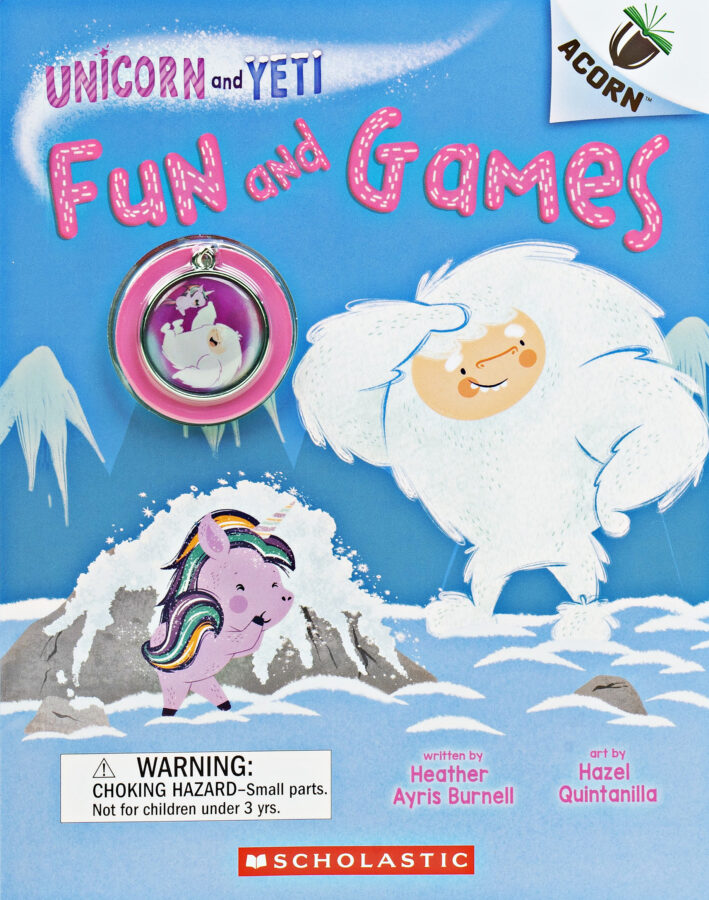 UNICORN and YETI 3冊セット Scholastic Unicorn and Yeti: Fun and Games with Necklace by Heather Ayris