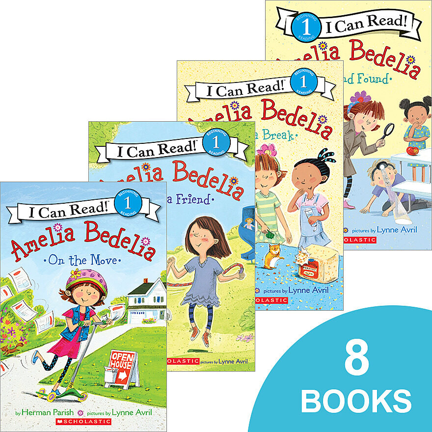 I Can Read!™ with Amelia Bedelia 8-Pack by Herman Parish (Book 