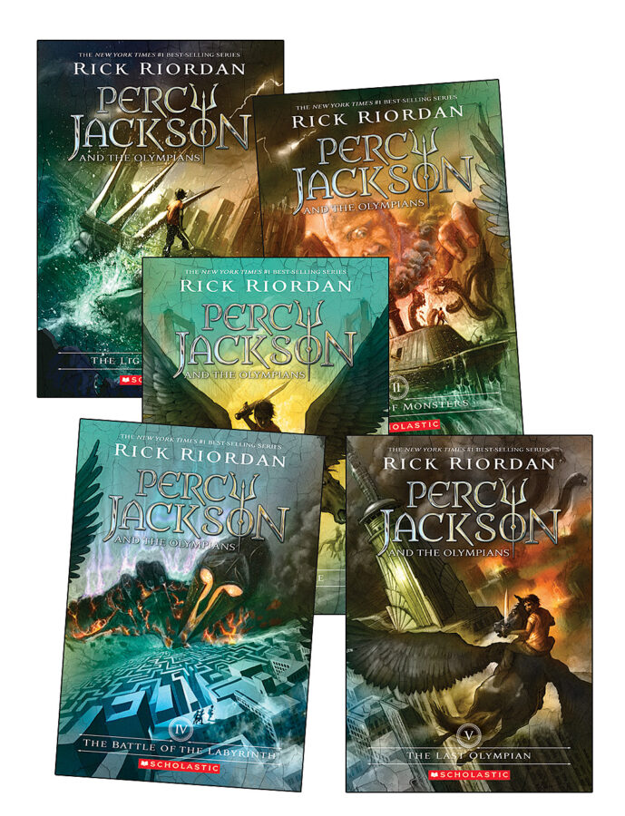 5 Books/Set Percy Jackson & The Olympians English Original Novel