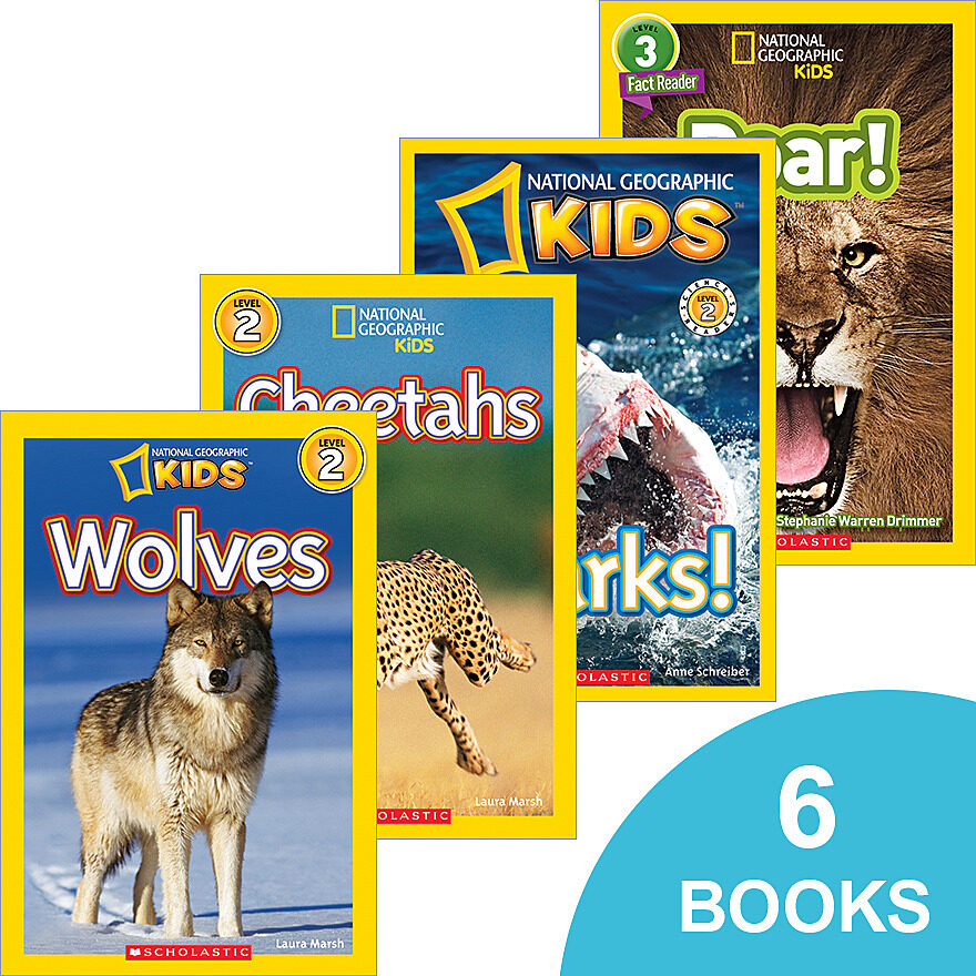 Lot of 8 National Geographic Kids Level 3 Paperback Books MIX