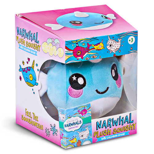narwhal plush squishy