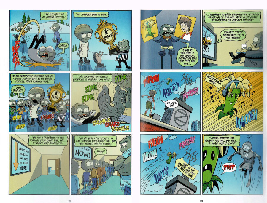 plants vs zombies comic books21冊 英語漫画 本