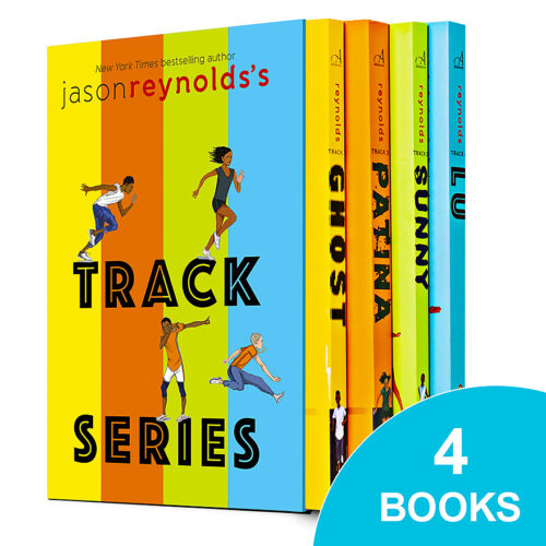 Jason Reynolds Track Series collection 5 Books Set (Ghost, Sunny, Patina,  Lu, Look Both Ways) 